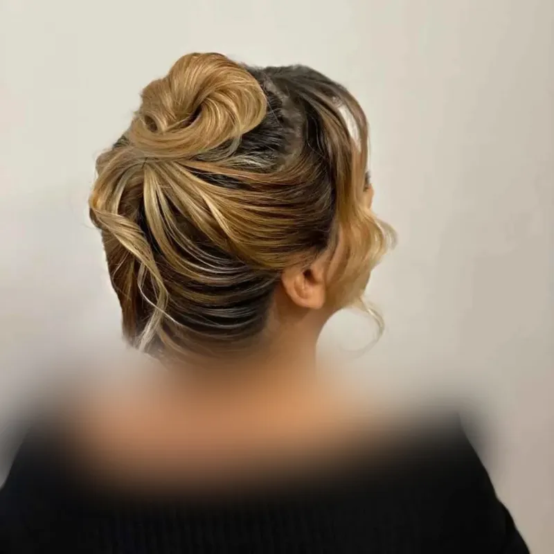 شنیون اروپایی 